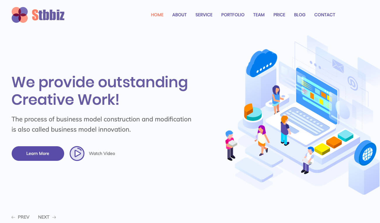 html5网络推广服务介绍单页模板