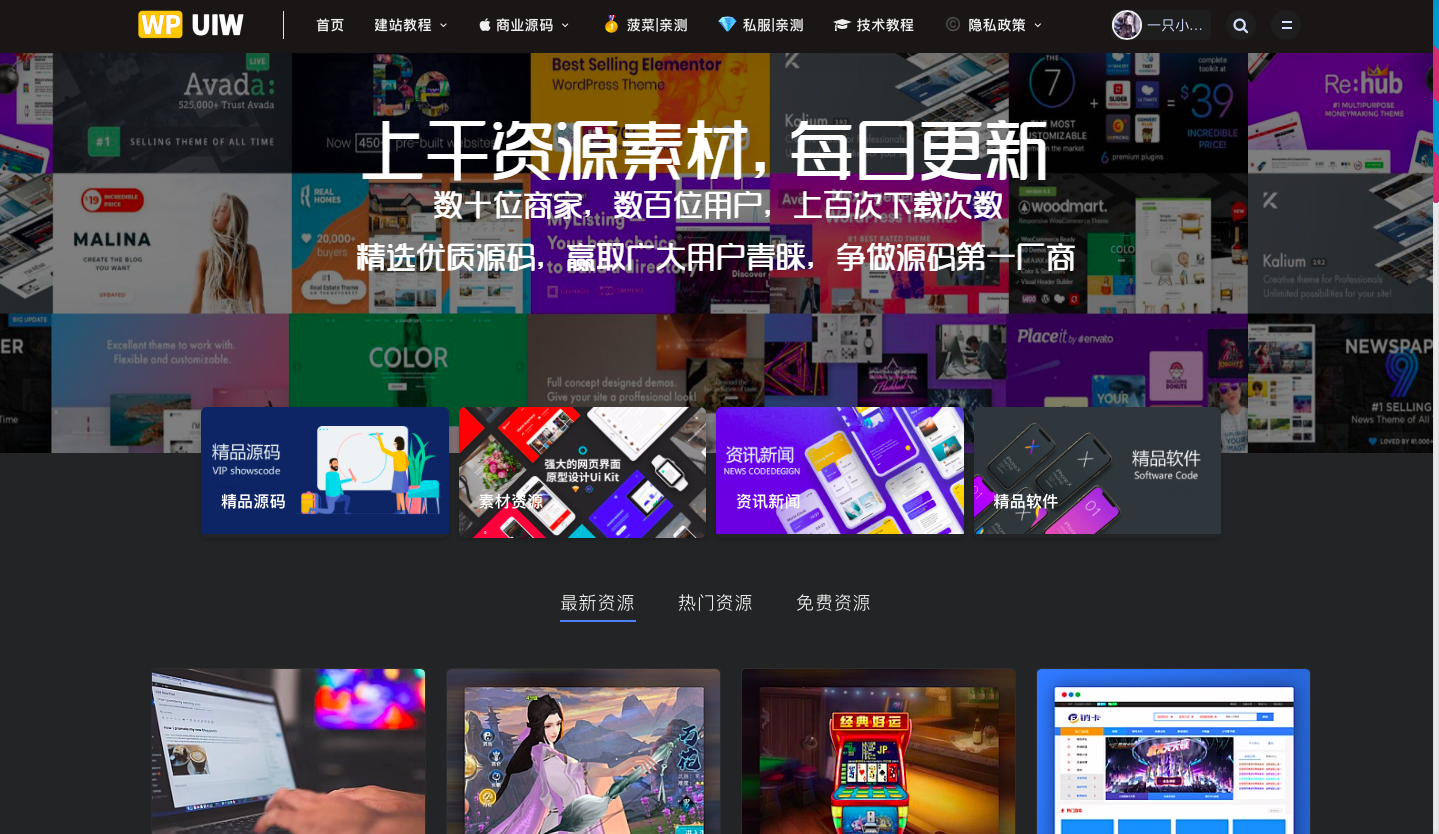 ripro美化 全新UI教程 (单独购买包弄好)「带演示」