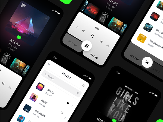 音乐类APP UI源文件