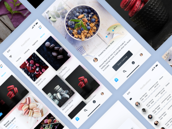 超全整套50多页美食app ui kit .sketch素材下载