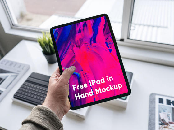 iPad Pro高清展示模板psd下载